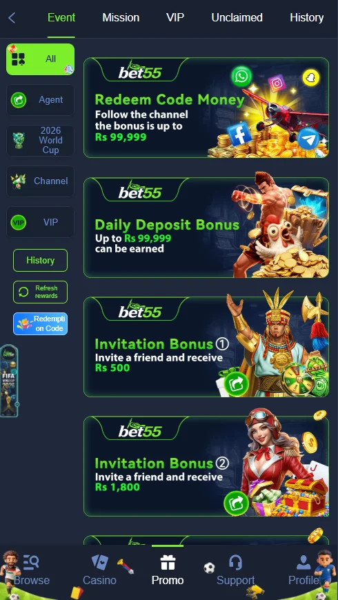 Bet55 Game